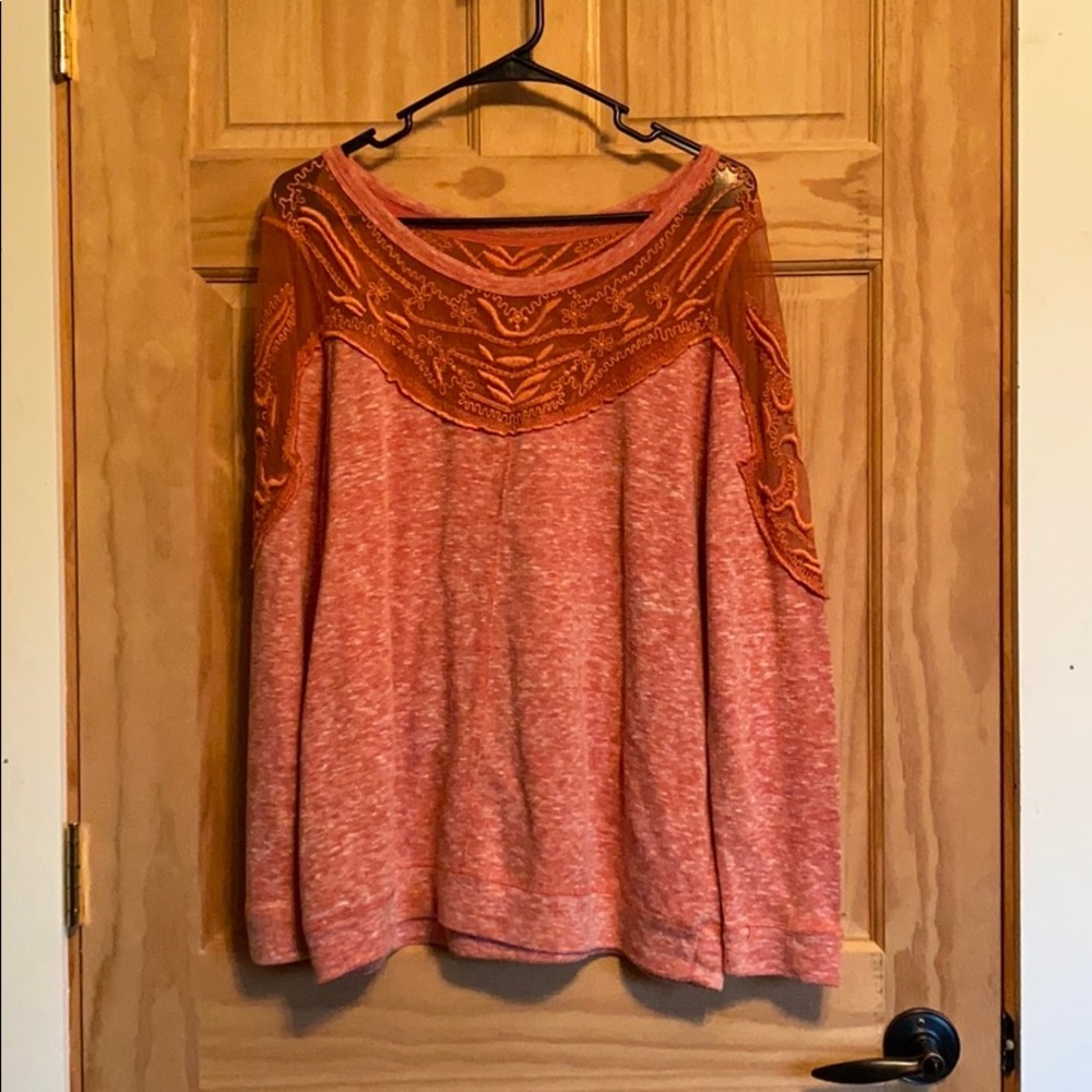 Maurices lace top sweater